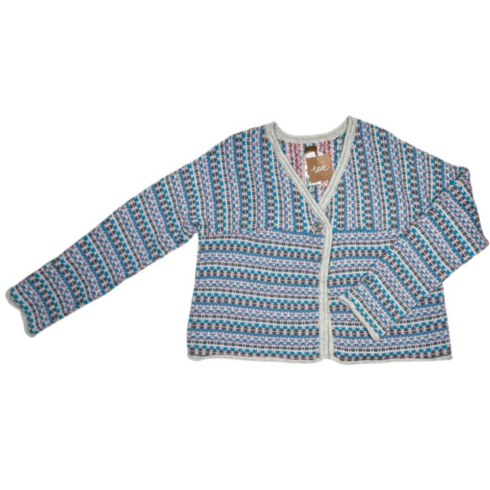 Tea Collection Traditional Fair Isle Cardigan